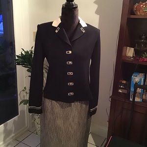 St. John collection cardigan black